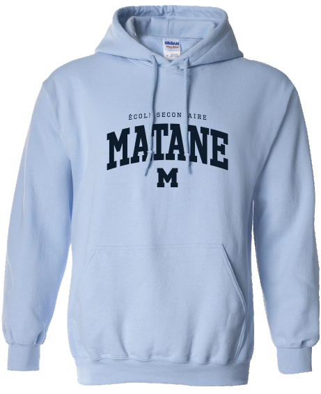 ÉCOLE SECONDAIRE DE MATANE - 18500B Molleton à capuchon enfants - SE. S15456 (AV)