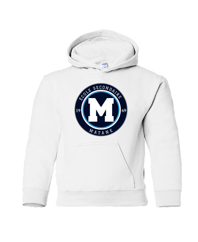 ÉCOLE SECONDAIRE MATANE - 18500B Molleton à capuchon enfants - SE. S14752 (AV)