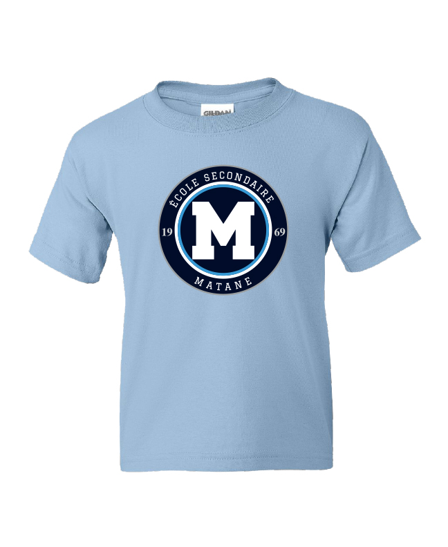 ÉCOLE SECONDAIRE MATANE - 8000B T-Shirt Enfant 50/50 - SE. S14752 (AV)
